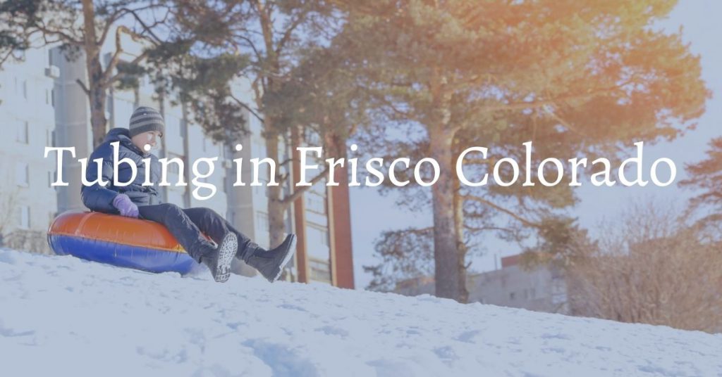 snow tubing hill frisco adventure park, Summit County