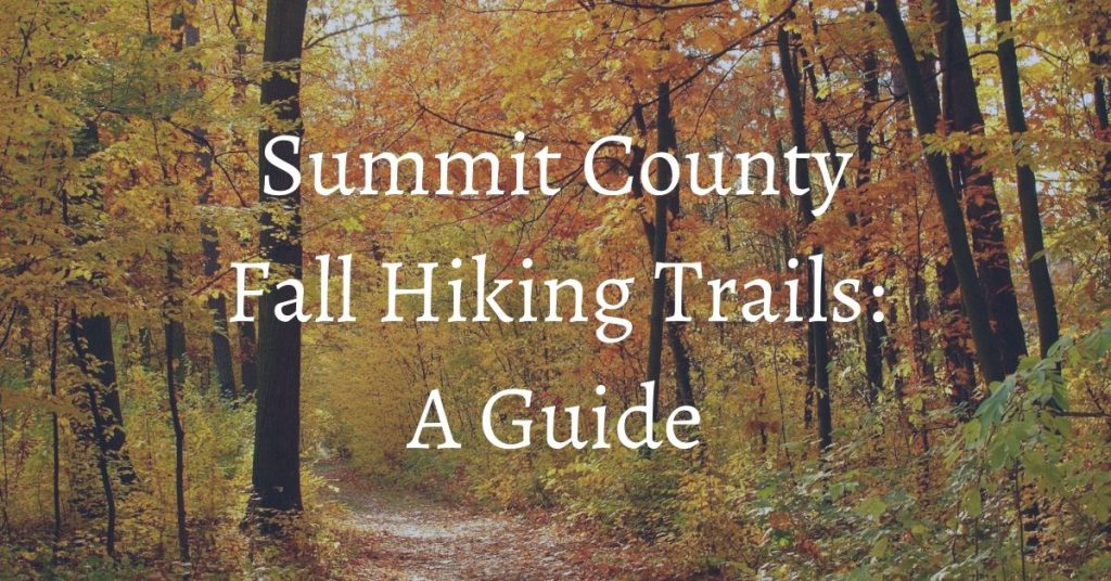 Summit County fall hiking trails and lake dillon region